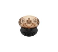 Buda Abstracto Flor De Loto - Budismo Espiritual Budista PopSockets PopGrip Adhesivo