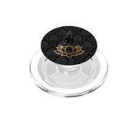 Buda Abstracto Flor De Loto - Budismo Espiritual Budista PopSockets PopGrip para MagSafe