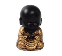 Buda Estatua Monje Figura Arte Arte Budismo Feng Shui Zen Ornamentos Budistas Moderna Moderna Salón Sala Servicio de esculturas de la Oficina Accesorios de decoración, 2 colección de Arte