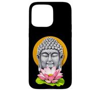 Buda Flor de Loto meditación Zen Yoga Namaste Budista Carcasa para iPhone 15 Pro MAX