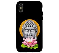 Buda Flor de Loto meditación Zen Yoga Namaste Budista Carcasa para iPhone X/XS