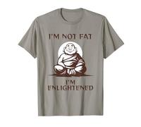 Buda Gordo Divertido para Hombre Pesado Iluminado papá BOD Broma Camiseta