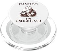 Buda Gordo Divertido para Hombre Pesado Iluminado papá BOD Broma PopSockets PopGrip para MagSafe