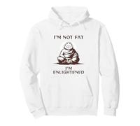 Buda Gordo Divertido para Hombre Pesado Iluminado papá BOD Broma Sudadera con Capucha
