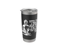 Buda Paz Cita Zen Sabiduría Budista Discurso Significativo Vaso térmico de acero inoxidable de doble pared