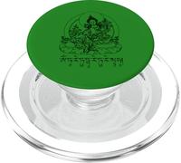Buda Verde Tara Mantra Budismo Tibetano Vajrayana PopSockets PopGrip para MagSafe