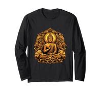 Buda Zen Meditación Ropa Budismo Yoga Espiritual Manga Larga