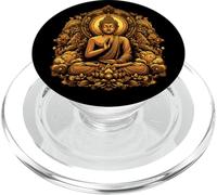 Buda Zen Meditación Ropa Budismo Yoga Espiritual PopSockets PopGrip para MagSafe
