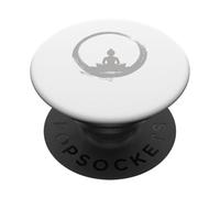 Buda Zen Yoga Yogi Japonés Budismo Espiritualmente Regalo PopSockets PopGrip Adhesivo