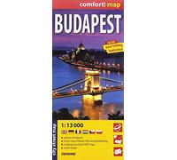 Budapest 1/13.000 (Ang) (Carte Grand Format Laminé (Carte Laminée Plan de ville Comfort! Map)