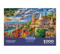 Budapest_ Hungría Rompecabezas 1000 Piezas para Adultos Niño Puzzle De Papel Ecológico, Puzzle De Juguete para Regalo, 52x38cm/1000pcs