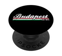 Budapest Magyar Hungary Húngaro Bandera Hungría PopSockets PopGrip Adhesivo