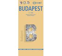 Budapest. Map 1:11 000: Einzelkarten: Budapest 1:11 000, Budapest & Region 1:400 000, Margaret Island 1:11 000, Public Transportation Budapest, Hungary administrative & time zones (Borch Map)
