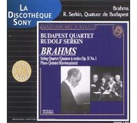 Budapest Quartet - Brahms: String Quartet, Piano Quintet by Budapest Quartet