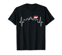 Budapest Skyline Latido del Corazón Hungría Amo Budapest Camiseta