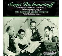 Budapest String Quar - Rachmaninov - String Quartets Nos 1 and 2, Trio élégiaque, Op 9