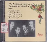 Budapest String Quartet - Beethoven;Quartets 3 + 8