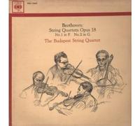 BUDAPEST STRING QUARTET - BEETHOVEN STRING QUARTETS OPUS 18 LP (VINYL ALBUM) UK CBS 1959