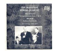 Budapest String Quartet - String Quintet 1 & 2/...