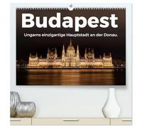 Budapest - Ungarns einzigartige Hauptstadt an der Donau. (hochwertiger Premium Wandkalender 2026 DIN A2 quer), Kunstdruck in Hochglanz: Genießen Sie die atemberaubenden Bilder von Budapest.