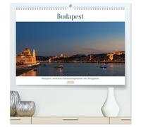 Budapest: zwischen Parlamentsgebäude und Burgpalast (hochwertiger Premium Wandkalender 2026 DIN A2 quer), Kunstdruck in Hochglanz: Impressionen aus der wunderschönen Stadt an der Donau
