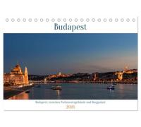 Budapest: zwischen Parlamentsgebäude und Burgpalast (Tischkalender 2026 DIN A5 quer), CALVENDO Monatskalender: Impressionen aus der wunderschönen Stadt an der Donau