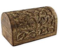 'budawi® - Baúl de madera con celta "Vida Algodón Árbol de la Vida, caja de caja schatule Wooden Box