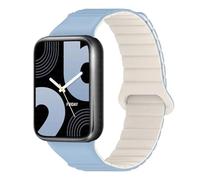 BUDAY Silicone Magnetic Band for Original Xiaomi Miband 9 Pro/Redmi Watch 4 Strap Watchband Bracelet for Mi Band 8 Pro Wristband(BlueStarlight,For Redmi Watch 4)