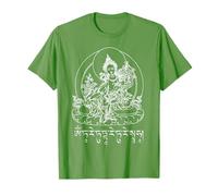 Buddha Green Tara Mantra Budismo tibetano Vajrayana Camiseta