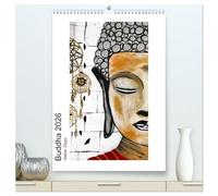 Buddha Relax (hochwertiger Premium Wandkalender 2026 DIN A2 hoch), Kunstdruck in Hochglanz: Ein entspannter Buddha, Monat für Monat