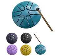 Buddha Stones Mini tambor de lengua de acero, tambor sin preocupaciones de 6 notas, mini tambor de mano, tambor sin preocupaciones, tambor de mano (Color : Green, Size : Arrow style)