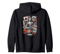 Buddha Wake You Up See Clearly Be, el Collage Gratuito Sudadera con Capucha