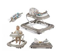 Buddy Baby FUNNY - Andador infantil para bebeé +6meses con Base Antivuelco - Incluye Bandeja De Sonidos Y Juegos - Plegado compacto, altura regulable y ruedas giratorias 360º