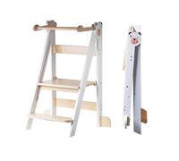 Buddy Baby Xplora - Torre de Aprendizaje y Torre de Ayuda en la Cocina - 2 en 1 - Plegable y con 2 Alturas -Escalones Infantiles con fácil Montaje