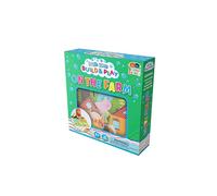Buddy & Barney: Bath Time: Build & Play - On The Farm - Pegatinas flotantes de espuma 3D, escena animal interactiva, bolsa de malla con ventosa, juguete acuático, niños mayores de 3 años