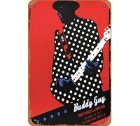 Buddy Guy, Robert Randolph and the Family Band - Póster de 2013 Newkirk, OK Robert Randolph, letrero retro de metal vintage de 30,5 x 20,3 cm, decoración de pared
