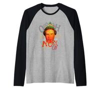 Buddy The 'Angry Elf' Comedia Navidad PAPL527 Camiseta Manga Raglan