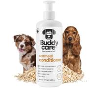 Buddycare - Acondicionador para Perros de Avena - 500 ml - Acondicionador para Cachorros con Aroma a Mantequilla de Avena con Aloe Vera y Vitamina B6 Profesional