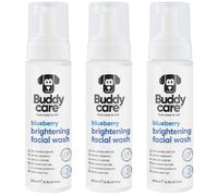Buddycare Blueberry - Jabón facial para perros (200 ml, 3 unidades) Hidratante antioxidante para la piel seca del perro, fórmula de limpieza suave para un pelaje fresco y nutrido