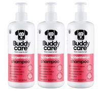 Buddycare - Champú de Limpieza Profunda para Perros con Aroma afrutado, con Aloe Vera y provitamina B5 (500 ml x3)
