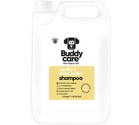 Buddycare Champú para Perros con Vainilla y Manteca de karité | Champú hidratante para Perros | con Aroma Fresco | con Aloe Vera y B5 (5L)