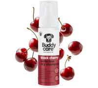 Buddycare Champú seco para perros sin agua (200 ml) | Black Cherry Champú para perros para pieles sensibles | Champú seco natural fácil de usar para pieles frescas y limpias