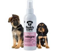 Buddycare Colonia para perros - Baby Fresh - Colonia para perros con aroma delicado y empolvado - Refresca entre lavados para perros 200 ml (paquete de 1)