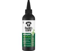 Buddycare Limpiador antiséptico de oídos de perro de 200 ml, gotas calmantes para los oídos para mascotas, gotas antisépticas para los oídos | Gotas antibacterianas aprobadas por veterinarios para