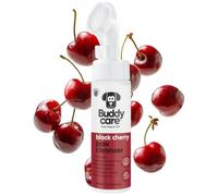Buddycare Limpiador de patas de perro con aroma a cereza negra, 200 ml, sin enjuague, limpiador de patas sin agua para perros, solución suave para patas fangosas, adecuado para todas las razas, cómodo