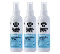 Buddycare Spray desenredante para perros fácil de usar, fórmula sin aclarado, 200 ml x3