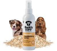 Buddycare Spray Desodorante para Perros - Harina de Avena - Spray Desodorante Calmante para Perros - Con Aloe Vera y Pro Vitamina B5 200 ml (paquete de 1)