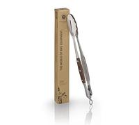 Buddy's BBQ - Pinzas para barbacoa XXL, 46 cm, multiusos, pinzas para salchichas, pinzas para servir, accesorios para barbacoa, mango resistente al calor con aspecto de madera