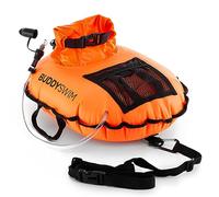 BUDDYSWIM Boya de Natación Hydrastation Pro para Aguas Abiertas con Vejiga de Agua de 1L