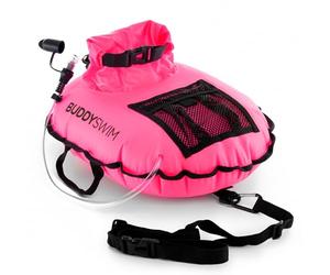 BUDDYSWIM Boya de Natación Hydrastation Pro para Aguas Abiertas con Vejiga de Agua de 1L